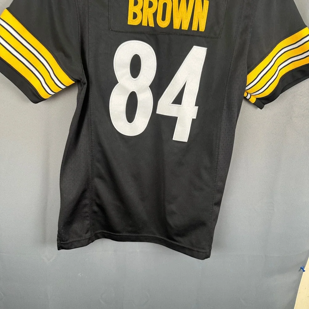 Nike NFL Pittsburgh Steelers Antonio Brown 84 Jersey Black Youth Medium